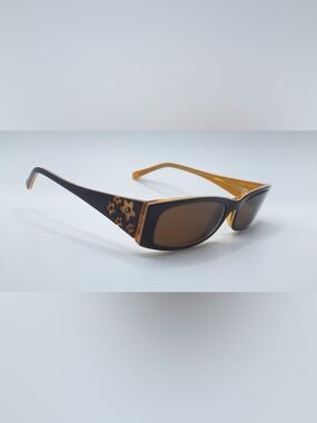 Capri DC55 Brown Oval Sunglasses Frames Only